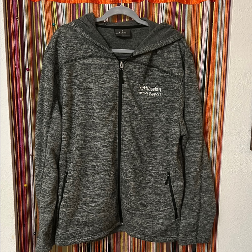 Gray Atlassian Hoodie